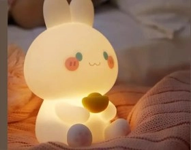 چراغ رومیزی فانتزی شارژی تایمردار Youqian Rabbit Night Lamp XR-MM-L2208