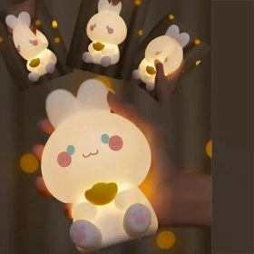 چراغ رومیزی فانتزی شارژی تایمردار Youqian Rabbit Night Lamp XR-MM-L2208